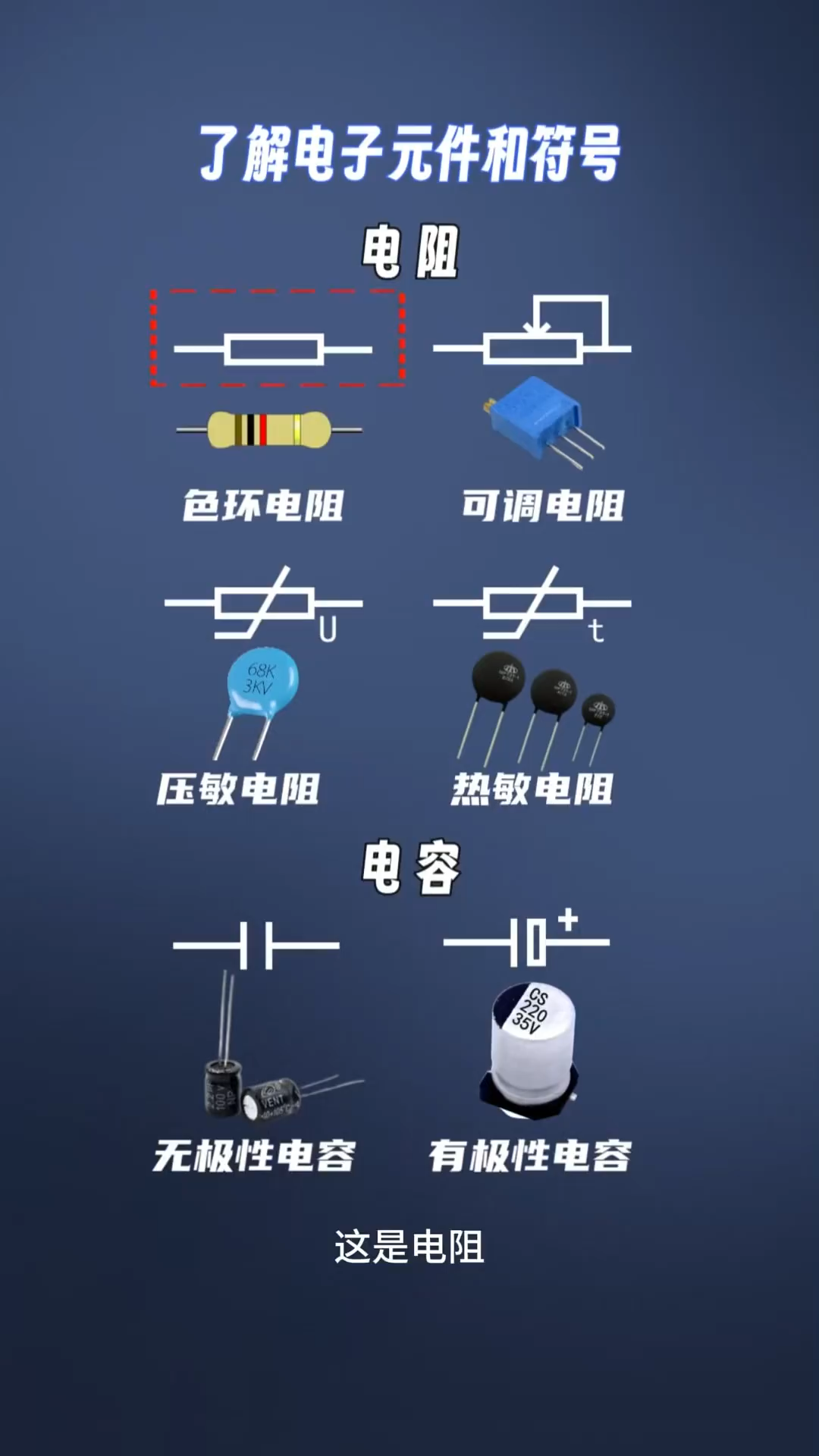 零基础入门 教你认识电子元器件