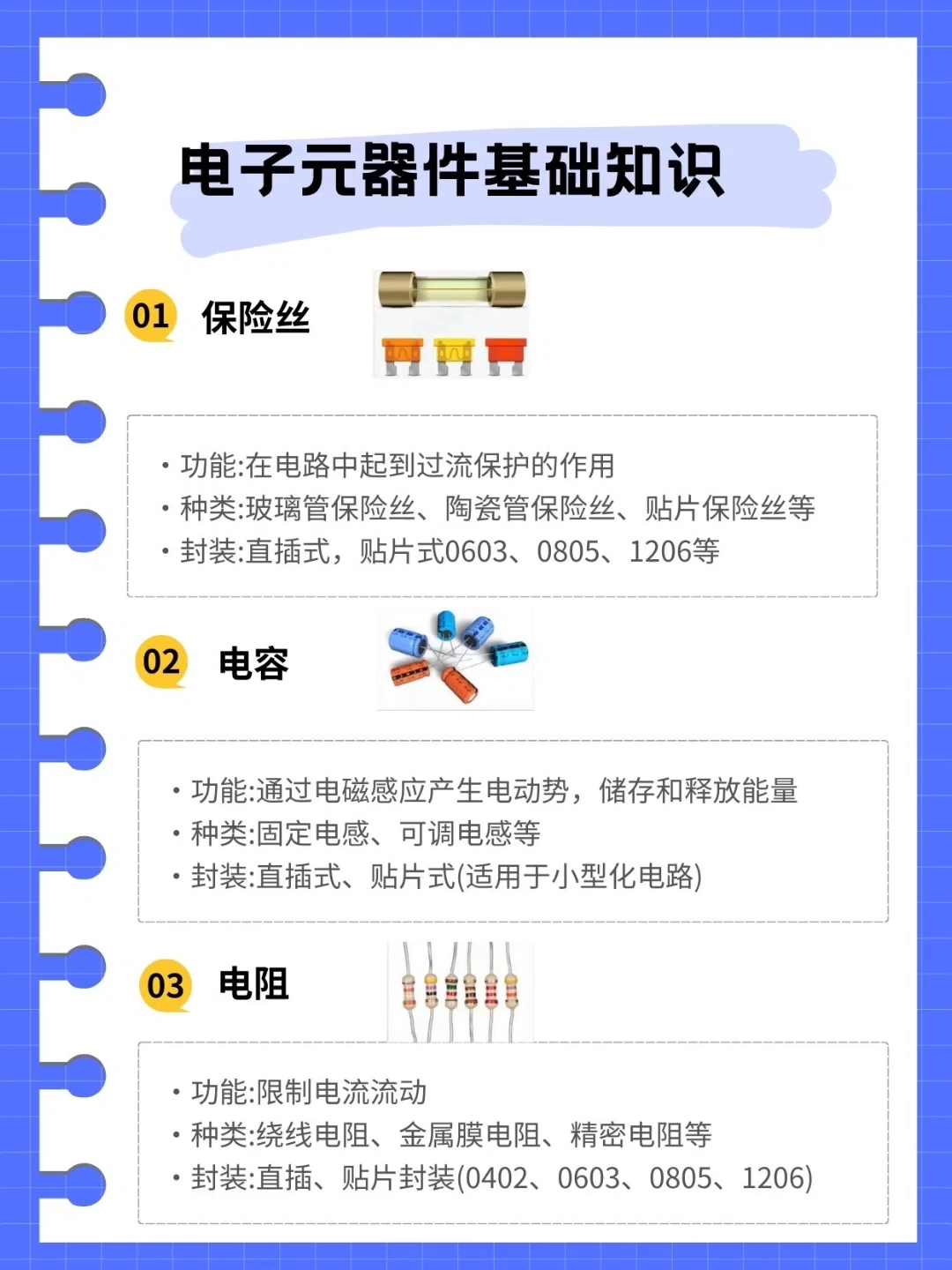 电子元器件基础知识 从概念到实践
